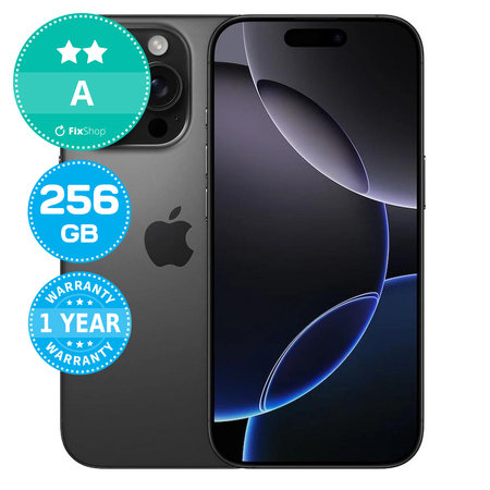 Apple iPhone 16 Pro Black Titanium 256GB A Prenovljen