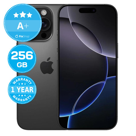 Apple iPhone 16 Pro Black Titanium 256GB A+ Prenovljen