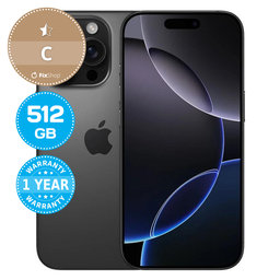 Apple iPhone 16 Pro Black Titanium 512GB C Prenovljen