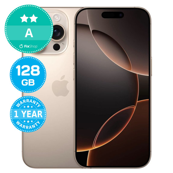 Apple iPhone 16 Pro Desert Titanium 128GB A Prenovljen