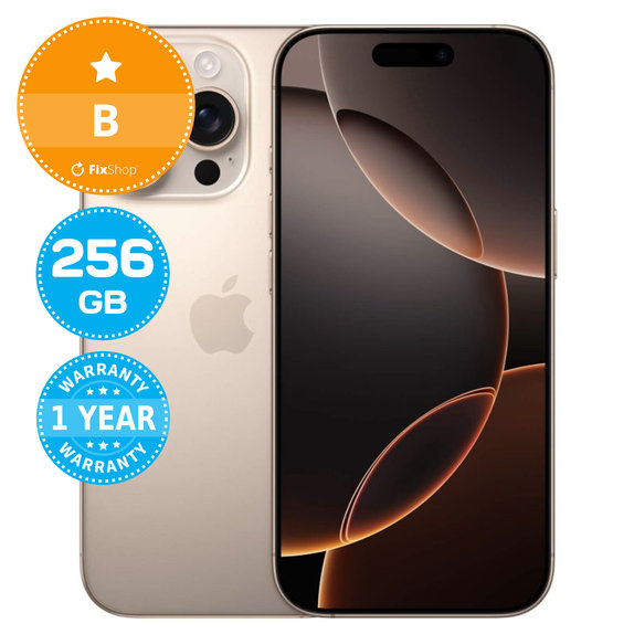 Apple iPhone 16 Pro Desert Titanium 256GB B Prenovljen