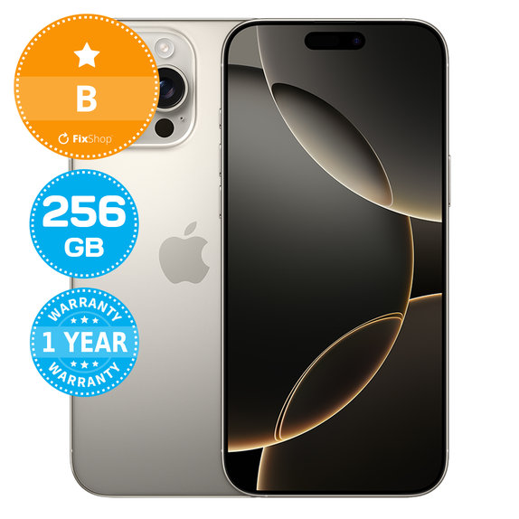 Apple iPhone 16 Pro Max Natural Titanium 256GB B Prenovljen