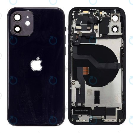 Apple iPhone 12 - Zadnje ohišje z majhnimi deli (Black)