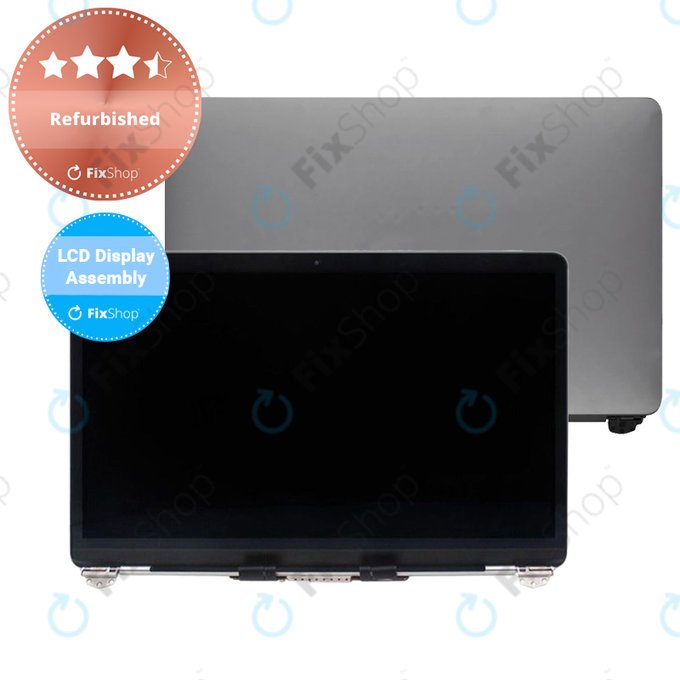 Apple MacBook Air 13" A1932 (2019), 13" A2179 (2020) - LCD zaslon + sprednje steklo + pokrov (Space Grey) Refurbished