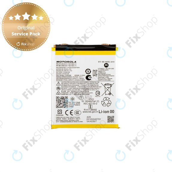 Motorola Edge 50 Neo, ThinkPhone 2025 - Baterija QV43 4300mAh - SB18E23273 Genuine Service Pack
