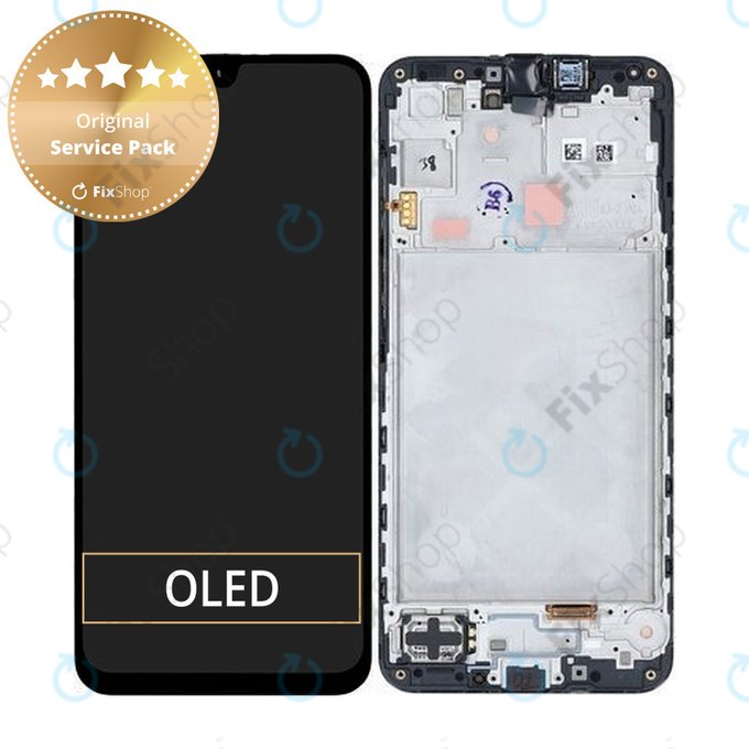 Samsung Galaxy A16 5G - LCD zaslon + steklo na dotik + okvir (Blue Black) - GH82-36143A Genuine Service Pack