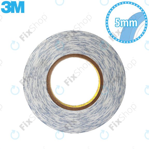 3M - Dvostranski lepilni trak - 5mm x 50 m (prozoren)