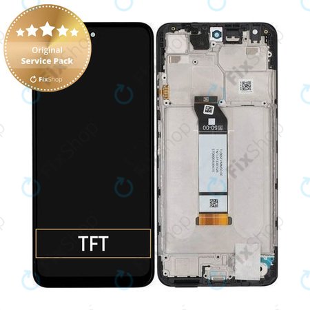 Xiaomi Poco M3 Pro - LCD zaslon + steklo na dotik + okvir (Power Black) - 560002K19P00 Genuine Service Pack