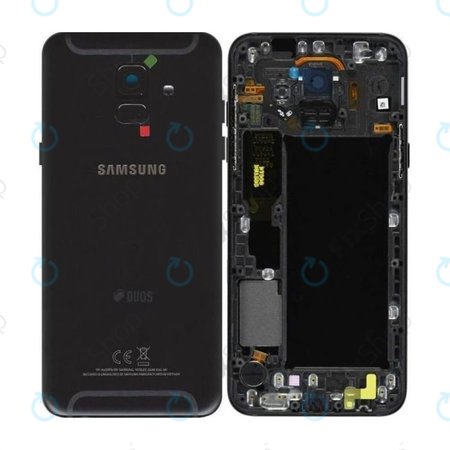 Samsung Galaxy A6 A600 (2018) - Pokrov baterije (Black) - GH82-16423A Genuine Service Pack