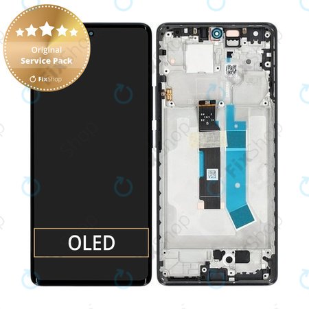 Xiaomi Redmi Note 14 Pro 4G 24116RACCG - LCD zaslon + steklo na dotik + okvir (Midnight Black) - 560003000O600 Genuine Service Pack