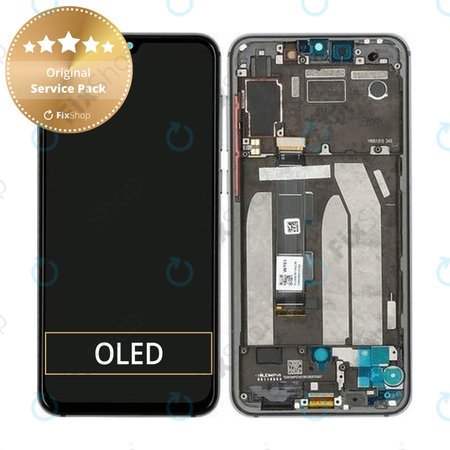 Xiaomi Mi 9 SE - LCD zaslon + steklo na dotik + okvir (Black) - 5606101010B6 Genuine Service Pack