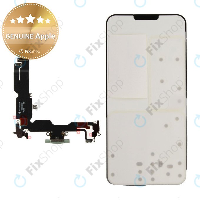 Priključek za polnjenje + Flex kabel za iPhone 15 Plus | Green | 923-12776 | Genuine Apple