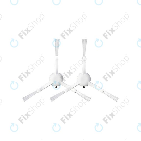 Xiaomi Dreame L10 Pro, D9, D9 Max, D9 Pro, F9, Mi Robot Vacuum Mop (Mijia 1C), 2 (Mijia 2C), 2 Pro+ (Mijia 1T), 2 Ultra, Trouver Roboter LDS - Stranska krtača (Bela) - 2 kosa