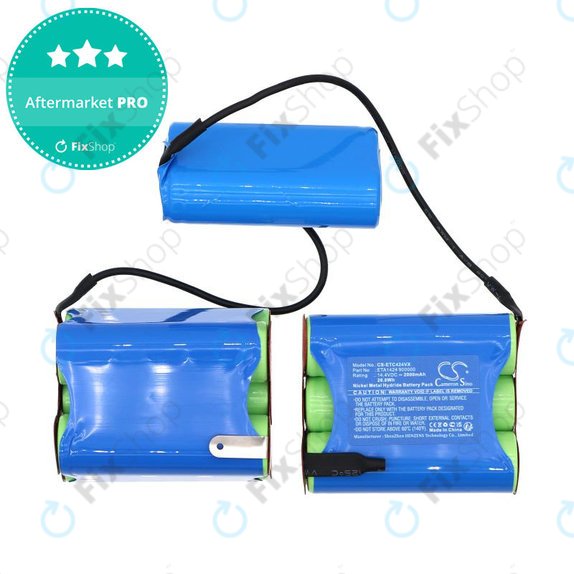Baterija za ETA 1424 Carsha, 2000mAh, Ni-MH, 14.4V, ETA1424 900000, HQ