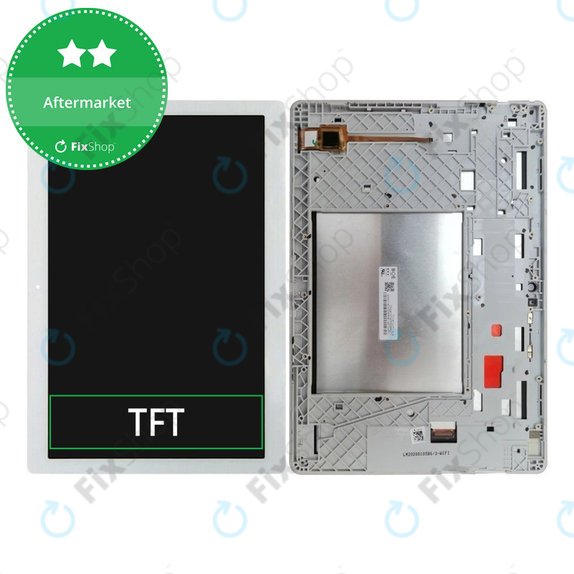 Lenovo Tab M10 TB-X505 - LCD zaslon + steklo na dotik + okvir (White) TFT