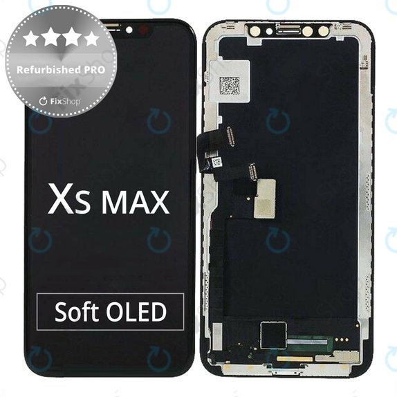 Apple iPhone XS Max - LCD zaslon + steklo na dotik + okvir Refurbished PRO