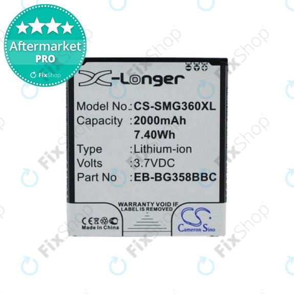 Samsung Galaxy Core Lite - Baterija EB-BG358BBC, EB-BG358BBE 2000mAh HQ