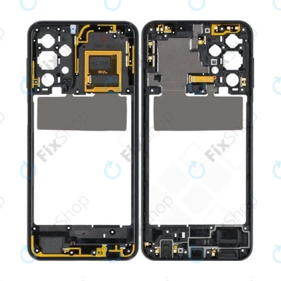 Samsung Galaxy A23 5G A236B - Medium Frame (Awesome Black) - GH98-47823A Genuine Service Pack