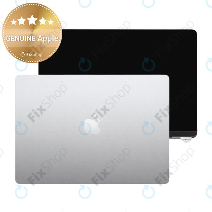 LCD zaslon za MacBook Air 13", A3113 (2024), s sprednjim steklom in pokrovom, Silver, 661-40279, Genuine Apple