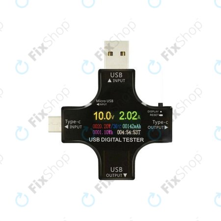 Eversame 2v1 - USB tester in multimeter (USB-C in USB 3.0)