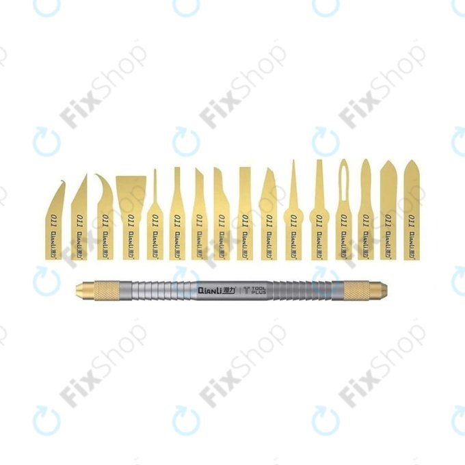 QianLi ToolPlus 011 - Ročno polirana rezila z ročajem 16 v 1