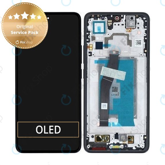 Xiaomi 14T - LCD zaslon + steklo na dotik + okvir (Titan Black) - 5600030N12A00 Genuine Service Pack