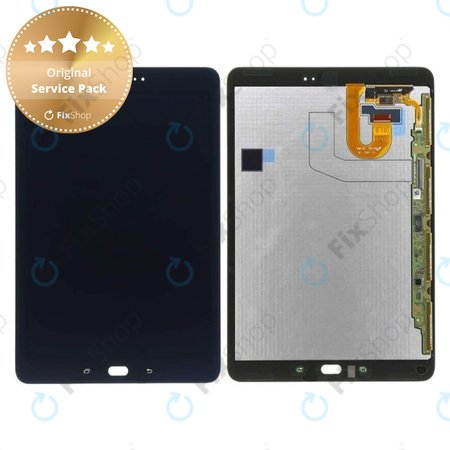 Samsung Galaxy Tab S3 T820, T825 - LCD zaslon + steklo na dotik (črno) - GH97-20282A Genuine Service Pack