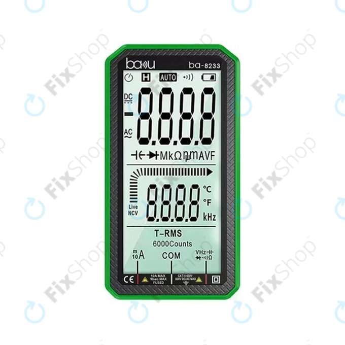 Baku BA-8233 - profesionalni digitalni multimeter z zaslonom na dotik