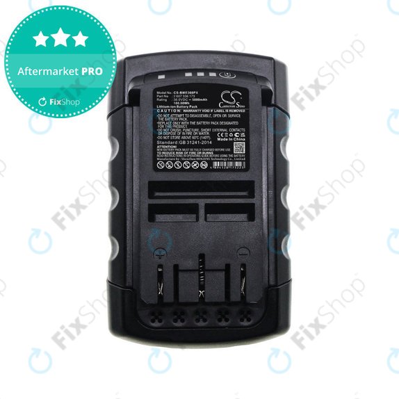 Baterija za Bosch Rotak 32li, 37li, 43li, Easyrotak 36-550, 5000mAh, Li-Ion, 36V, 2 607 336 173, HQ