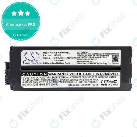Baterija za Canon Selphy CP, 2000mAh, Li-Ion, 22.2V, NB-CP1L, HQ