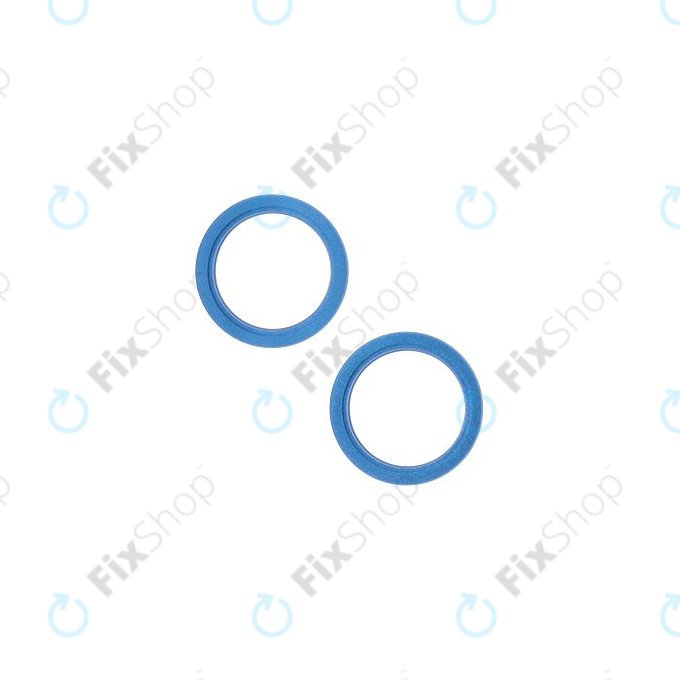 Apple iPhone 13, 13 Mini - Stekleni okvir zadnje kamere (Blue) - 2 kosa
