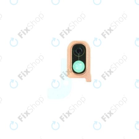 Samsung Galaxy A40 A405F - Stekleni okvir zadnje kamere (Prism Crush Coral) - GH98-43996D Genuine Service Pack
