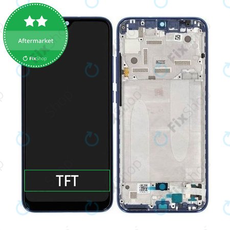 Xiaomi Mi A3 - LCD zaslon + steklo na dotik + okvir (Not just Blue) TFT