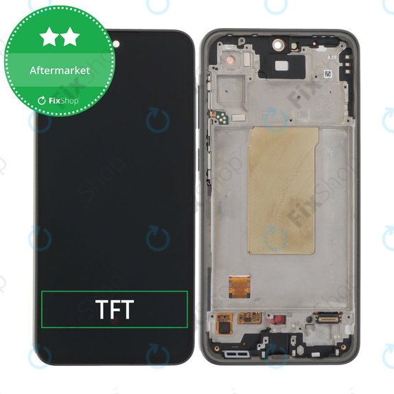 Samsung Galaxy A36 A366E - LCD zaslon + steklo na dotik + okvir (Awesome Black) TFT