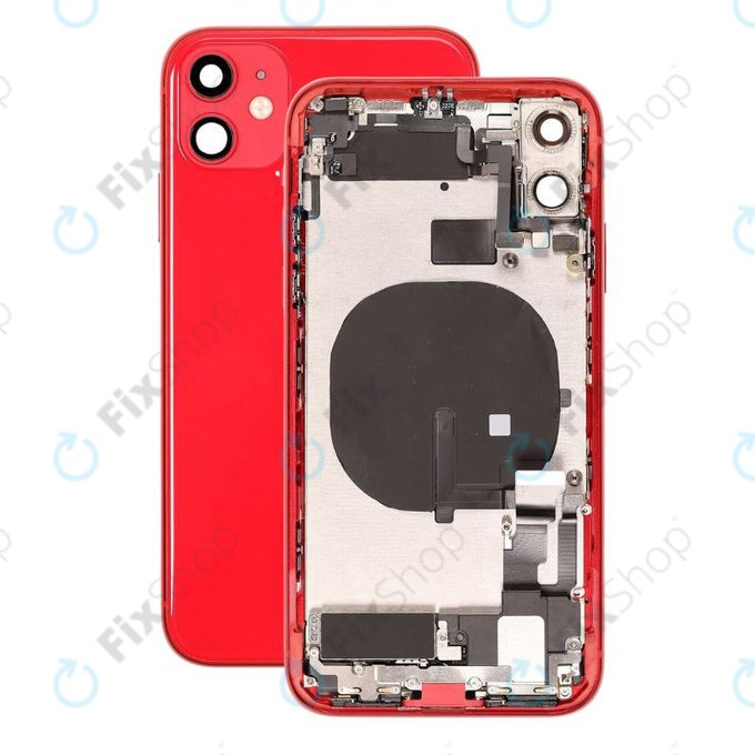 Apple iPhone 11 - Zadnje ohišje z majhnimi deli (Red)