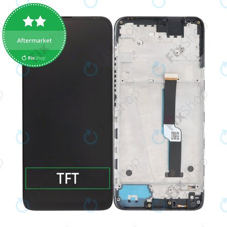 Motorola One Fusion Plus - LCD zaslon + steklo na dotik + okvir (Twilight Blue) TFT