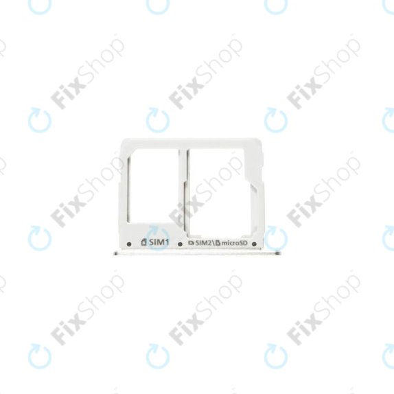 Samsung Galaxy A3 A310F (2016), A5 A510F - SIM + SD reža (White) - GH98-38665C Genuine Service Pack