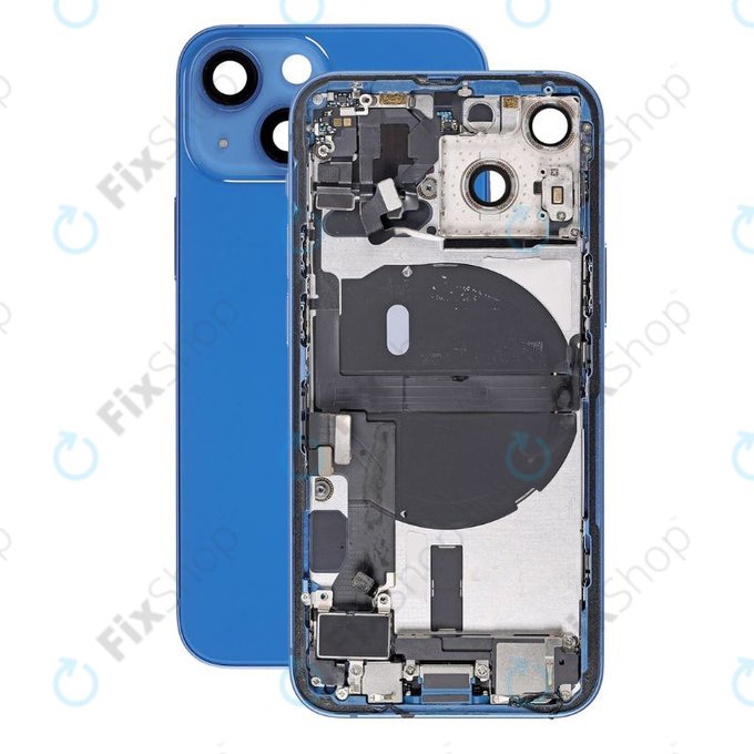Apple iPhone 13 Mini - Zadnje ohišje z majhnimi deli (Blue)