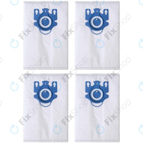Vrečka za sesalnik, 4 kos za Miele Classic C1, Complete C2, Complete C3, S2, S5, S8, S 400i - S 858