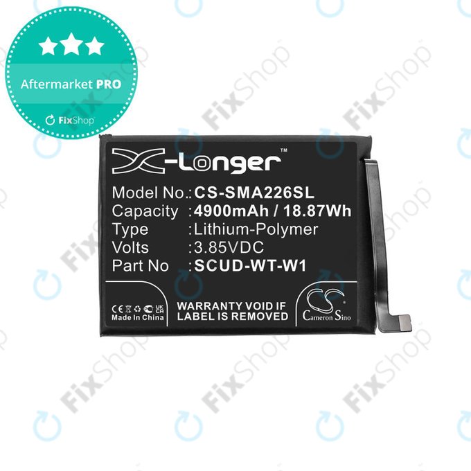 Baterija za Samsung A22 5G A226B, 4900mAh, Li-Pol, 3.85 V, SCUD-WT-W1, HQ