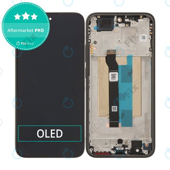 Zaslon OLED za Xiaomi Redmi Note 15 Pro 5G, Steklo na dotik z okvirjem