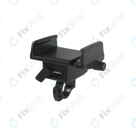 USB Polnilec z Držalom za Mobilni Telefon (12V, 36V, 48V, 60V, 72V)
