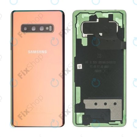 Samsung Galaxy S10 Plus G975F - Pokrov baterije (Canary Yellow) - GH82-18406G Genuine Service Pack
