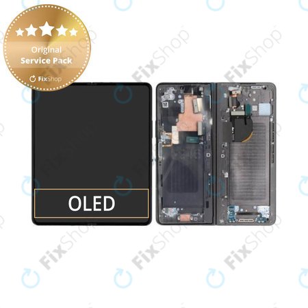 Samsung Galaxy Z Fold 5 F946B - LCD zaslon + steklo na dotik + okvir (Gray) - GH82-31842D Genuine Service Pack