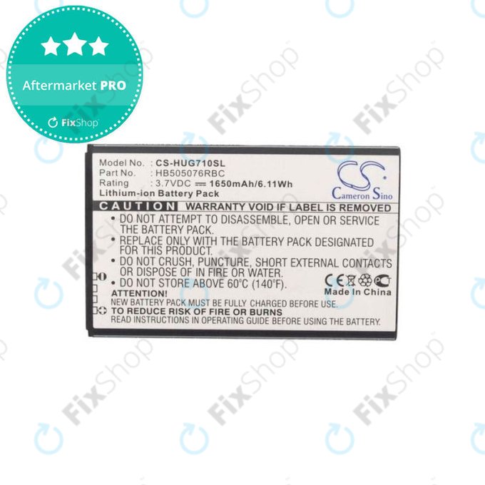 Huawei Ascend G606 - Baterija HB505076RBC 1650mAh HQ