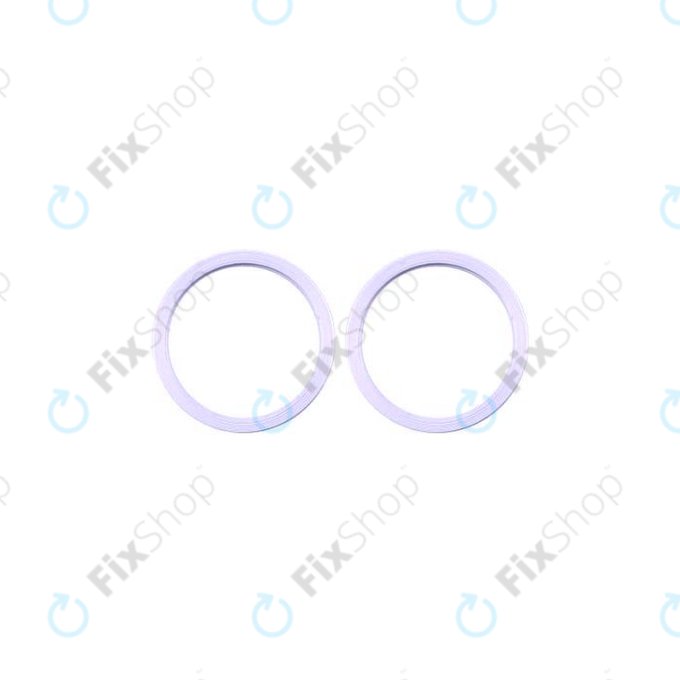 Apple iPhone 11, 12, 12 Mini - Stekleni okvir zadnje kamere (Purple) - 2 kosa