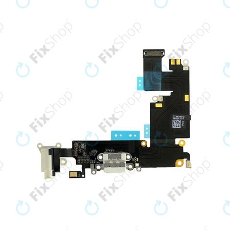 Apple iPhone 6 Plus - Priključek za polnjenje + priključek Jack + mikrofon + Flex kabel (White)