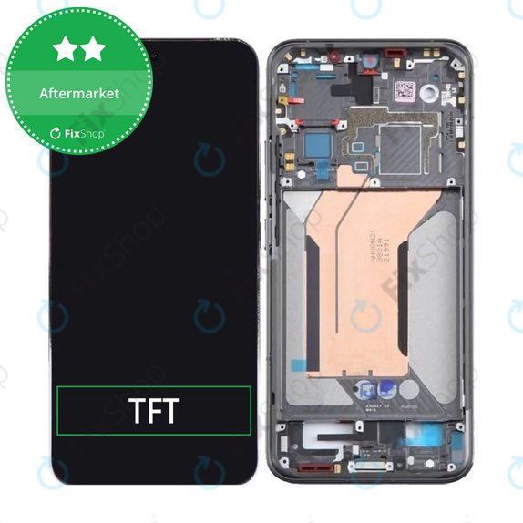 Xiaomi 14 23127PN0CC - LCD zaslon + steklo na dotik + okvir (Black) TFT