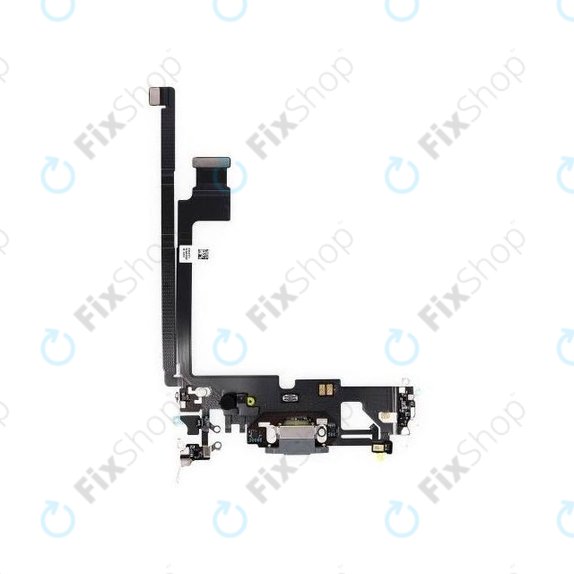 Apple iPhone 12 Pro Max - Konektor za polnjenje + Flex kabel (Graphite)