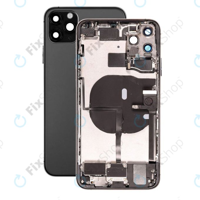 Apple iPhone 11 Pro Max - zadnje ohišje z majhnimi deli (Space Gray)